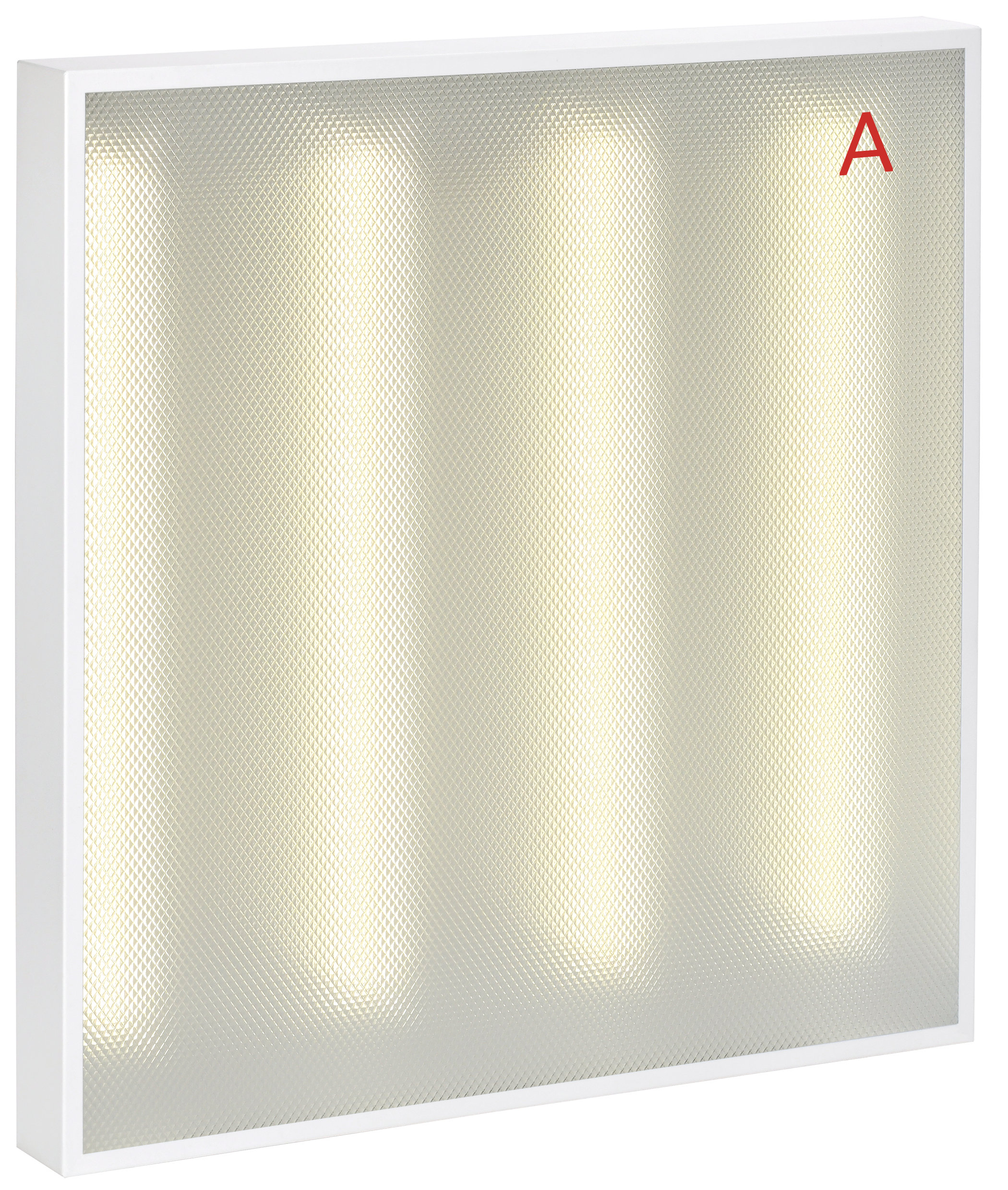 LIGHTING PRO Светильник светодиодный ДВО 2001A 30Вт 3000К IP40 588х588мм Грильято призма БАП 3ч IEK - Фото 4
