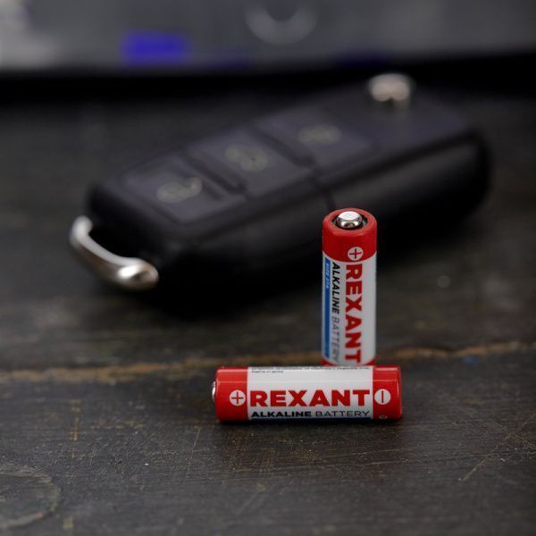 Батарейка высоковольтная A23, 12В, 5 шт, блистер REXANT - Фото 2