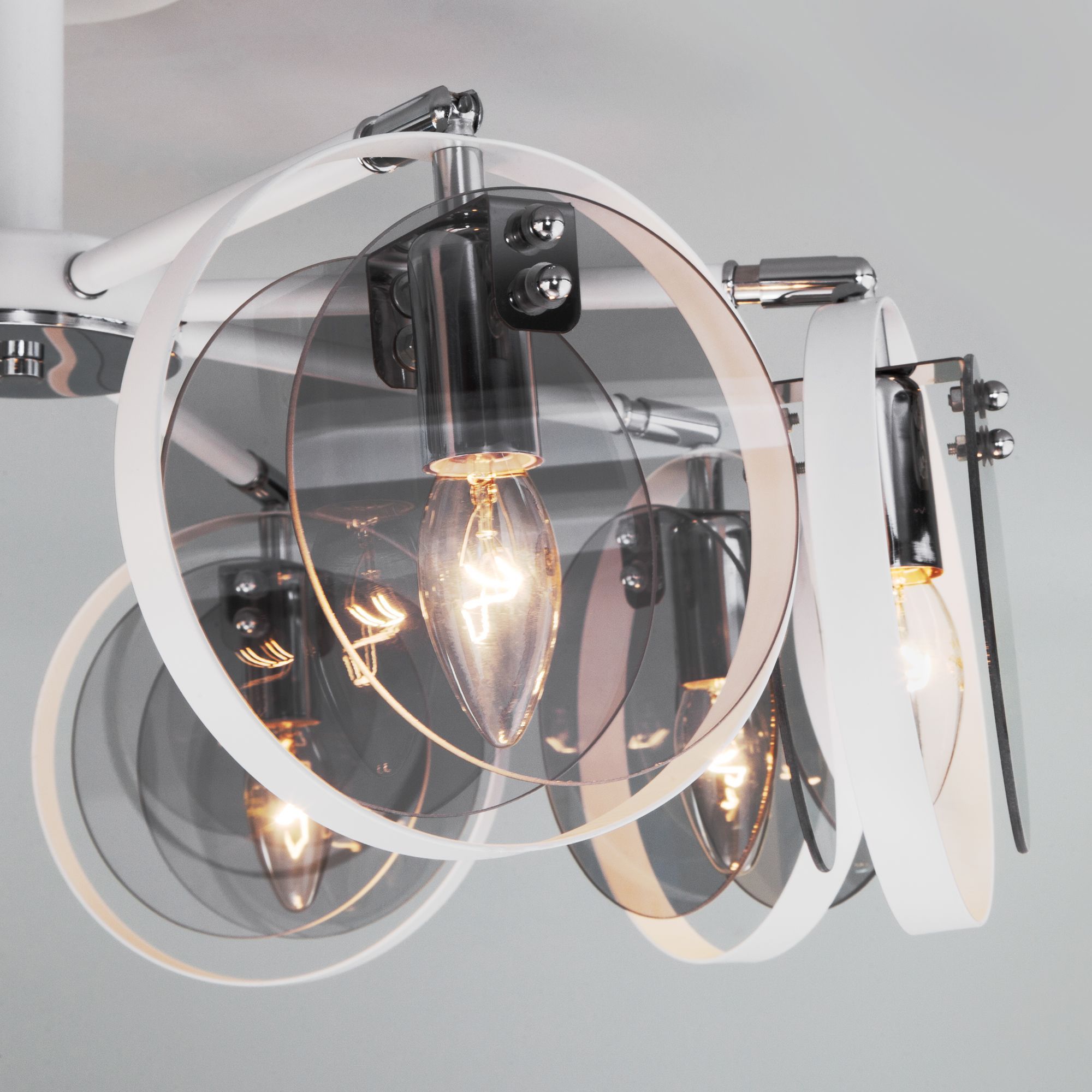 Потолочный светильник в стиле лофт 70121/8 белый  Eurosvet - Фото 3