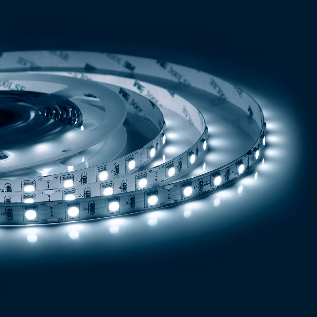 Лента светодиодная СТ smd5050 60д/м 12В 6500К IP20 5м Apeyron 00-15