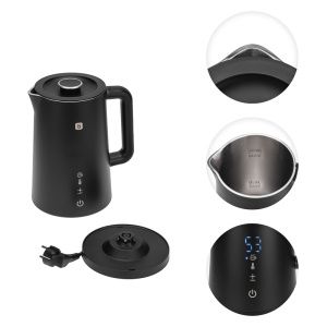 Умный Wi-Fi чайник пластиковый, черный HALSA - Фото 2