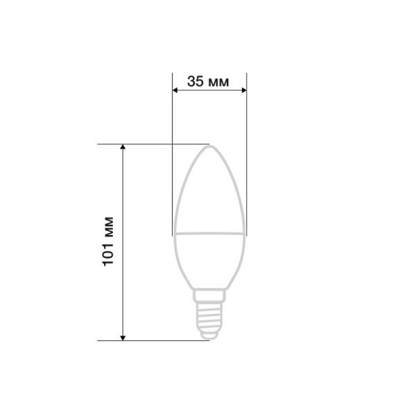 Лампа светодиодная Свеча (CN) 7,5Вт E27 713Лм 6500K холодный свет REXANT - Фото 2
