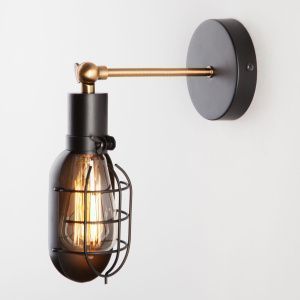 Настенный светильник в стиле лофт 50057/1 черный Eurosvet