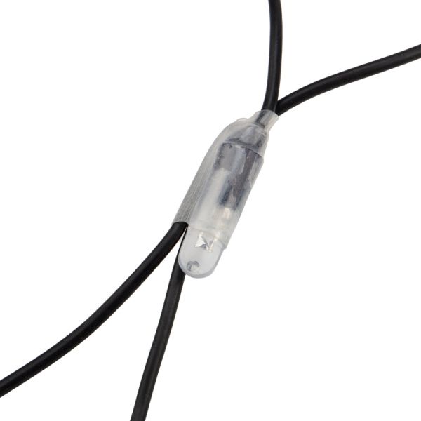 Гирлянда Сеть 2х0,7м, черный ПВХ, 176 LED Белые(контроллер в комплекте) - Фото 4