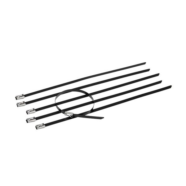 Стяжка кабельная стальная (304) с полимерным покрытием 200x4,6мм (50 шт/уп) REXANT - Фото 3