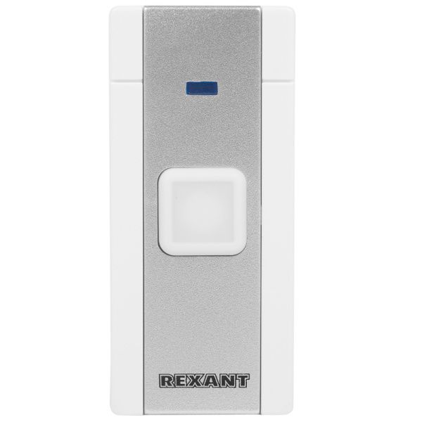 Беспроводной дверной звонок в розетку с ночной подсветкой и индикацией 36 мелодий 80м (белый/серый) REXANT RX-7 - Фото 5