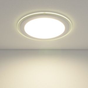 Встраиваемый светодиодный светильник DLKR200 18W 4200K белый Elektrostandard