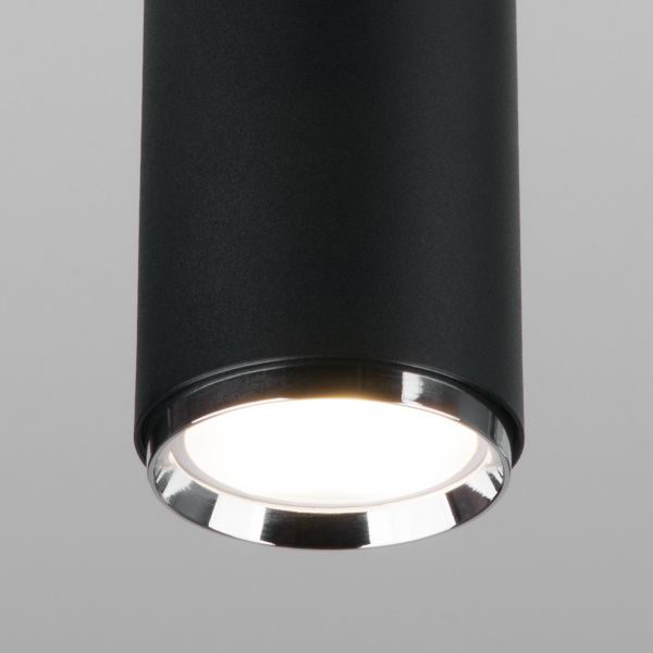 Светильник трековый для однофазного шинопровода Svit GU10 черный/хром MRL 1013 Elektrostandard - Фото 3