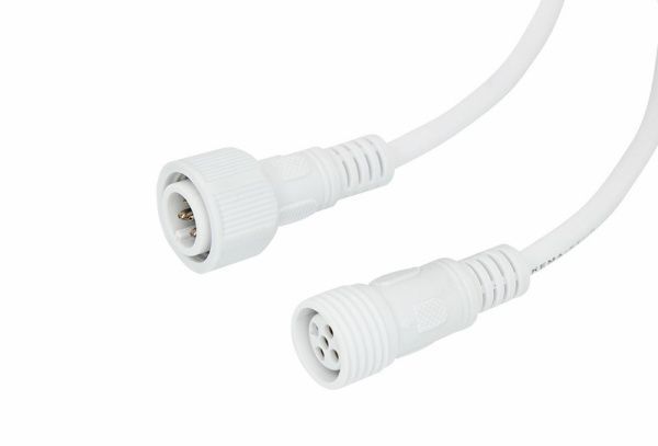Соединительный кабель (5pin) герметичный (IP67) 5х0.5мм²  белый  REXANT - Фото 2