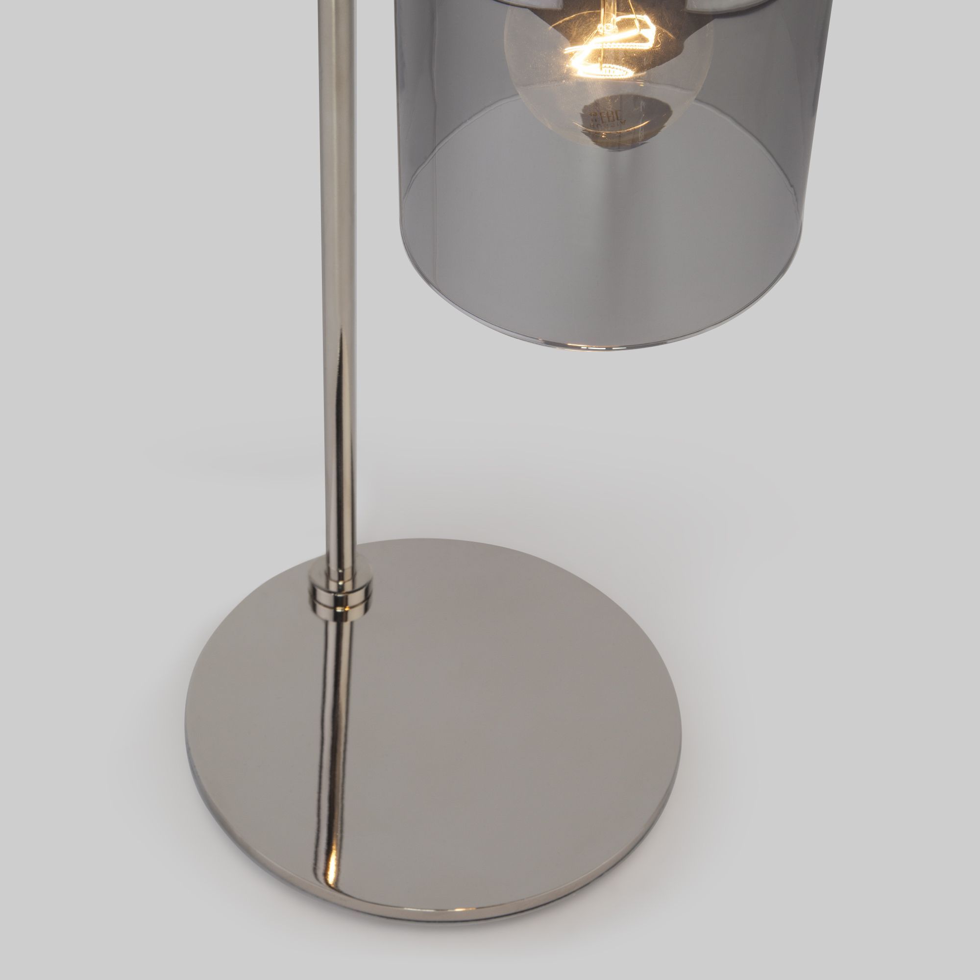 Настольная лампа с плафонами 01084/2 никель  Eurosvet - Фото 4