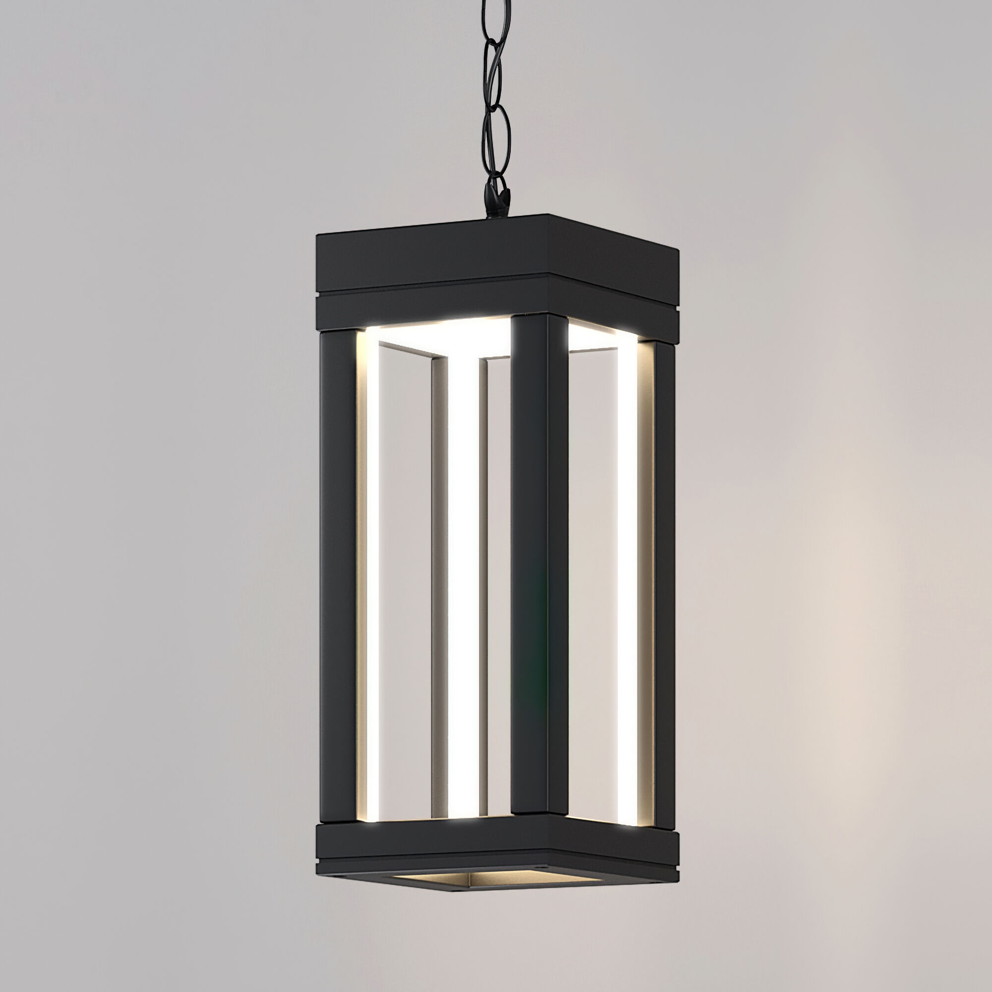 Светильник светодиодный уличный подвесной Frame LED IP54 1528 TECHNO LED черный Elektrostandard