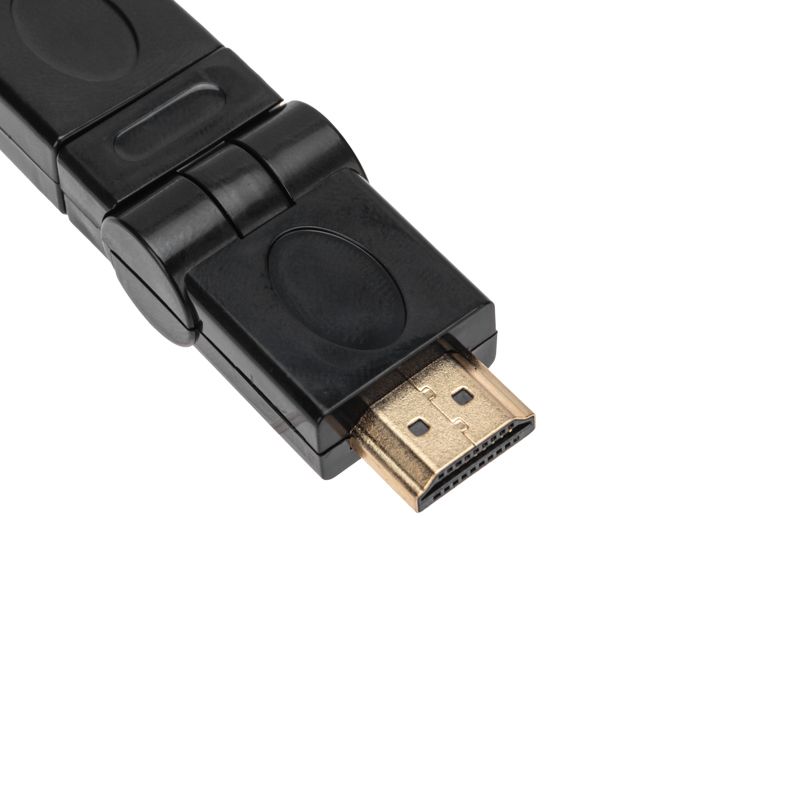Переходник штекер HDMI - гнездо HDMI, поворотный REXANT - Фото 4
