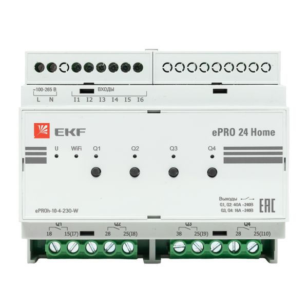 Контроллер ePRO24 удаленного управления 6вх\4вых 230В WiFi Home - Фото 3