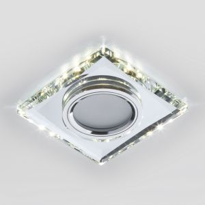 Светильник точечный со светодиодной подсветкой 2230 MR16 SL зеркальный/серебро Elektrostandard - Фото 2