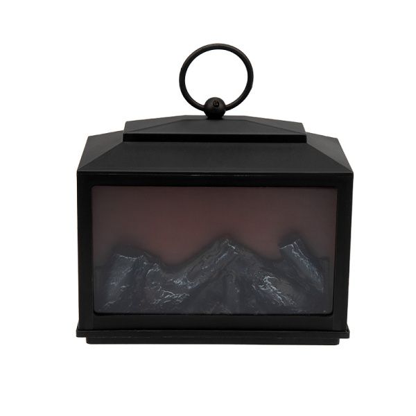 Декоративный камин Сканди с эффектом живого огня 18х9х16 см, батарейки 3хС (не в комплекте) - Фото 7