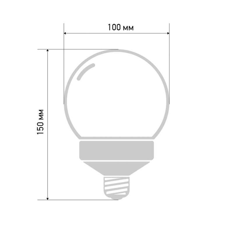 Лампа-шар светодиодная, диаметр 100мм, E27, 12 LED, 2Вт, КРАСНЫЙ, матовая колба, 230В NEON-NIGHT - Фото 3