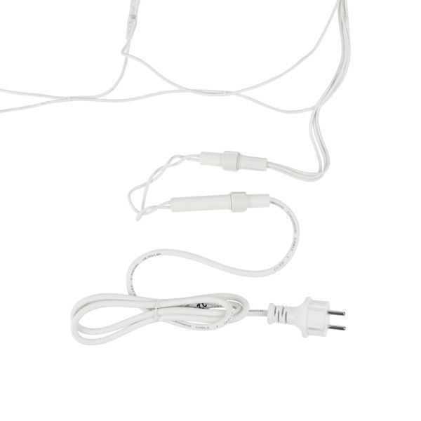 Гирлянда Сеть 2x3м, белый КАУЧУК, 432 LED Белые (шнур питания в комплекте) - Фото 5