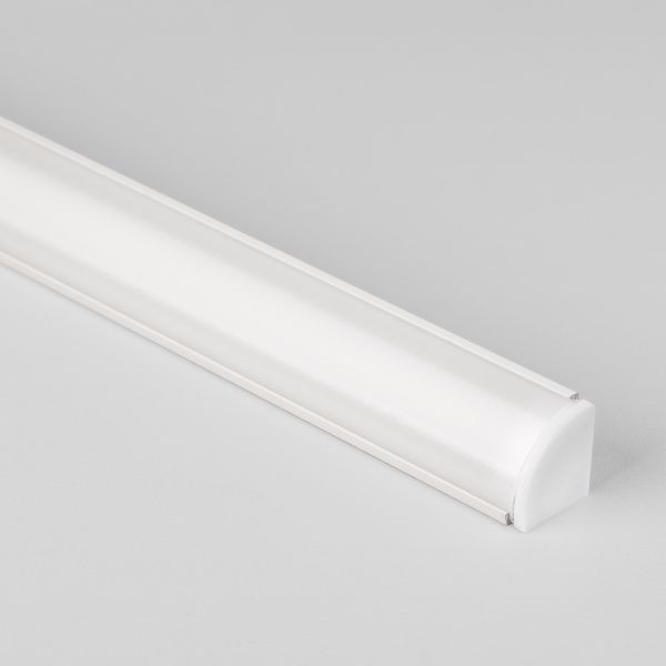 Профиль угловой алюминиевый белый/белый для светодиодной ленты LL-2-ALP008 Elektrostandard