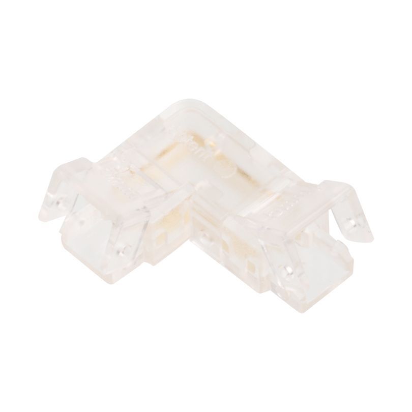 Коннектор WOLTA WLS-2PIN-5MM-MONO-L угловой для одноцветной SMD ленты шириной 5мм. Цена за 1 шт., мин. кратность 3 шт. WLS-2PIN-5MM-MONO-L