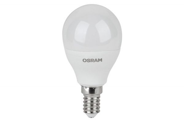 Лампа светодиодная "Шар" 7Вт 560лм 3000К E14 OSRAM