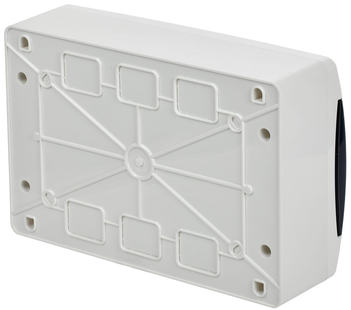 UNION Compact Корпус пластиковый ЩРН-П-12 IP41 черная прозрачная дверь IEK - Фото 6