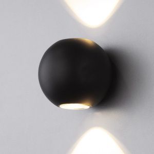 Diver черный Светильник светодиодный уличный настенный 1566 TECHNO LED Elektrostandard a038539