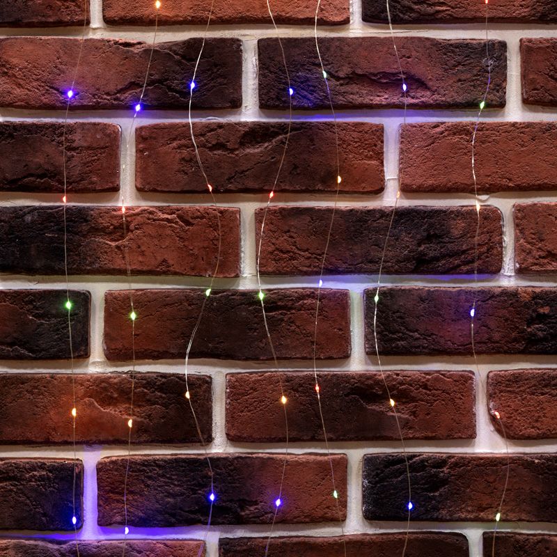 Гирлянда Светодиодный занавес из росы 3х3м 300 LED МУЛЬТИКОЛОР IP20 USB + пульт управления, с крючками для крепления NEON-NIGHT для функционального освещения - Фото 4