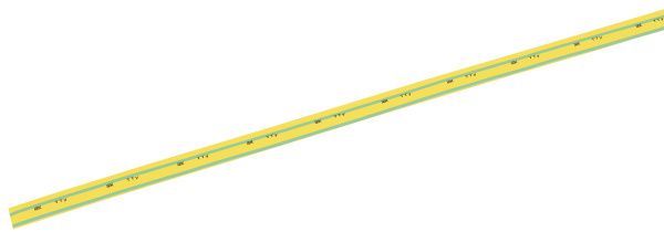 Трубка термоусадочная ТТУ нг-LS 6/3 желто-зеленая (1м) IEK