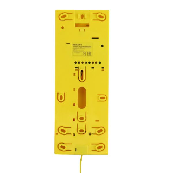 Трубка домофона с индикатором и регулировкой звука RX-322, желтая REXANT - Фото 2