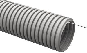 ELASTA Труба гофрированная ПВХ d=63мм с зондом (15м) IEK CTG20-63-K41-015I