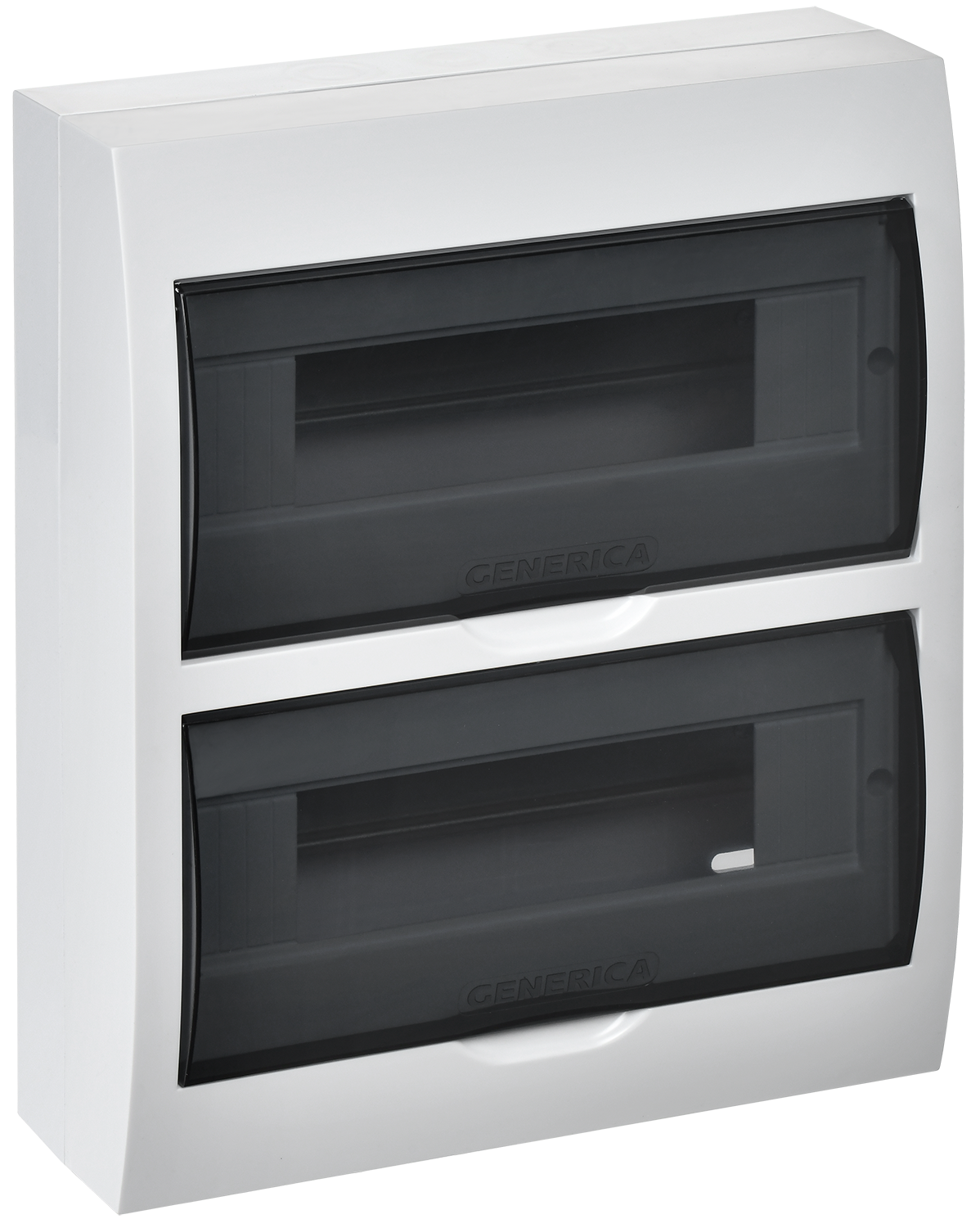 Корпус пластиковый ЩРН-П-24 черная прозрачная дверь IP41 GENERICA MKP12-N-24-41-G