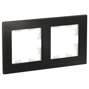 Рамка 2-м AtlasDesign Nature метал. оникс SE ATN312302 1307970