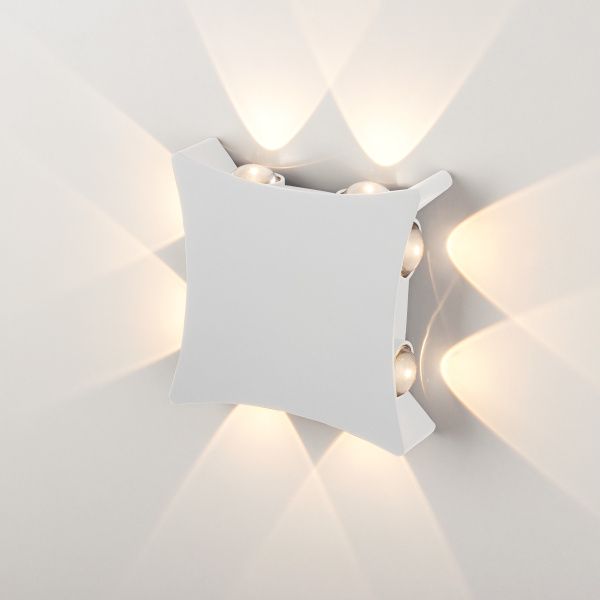Светильник светодиодный уличный настенный 1631 TECHNO LED белый 1631 TECHNO LED белый Elektrostandard