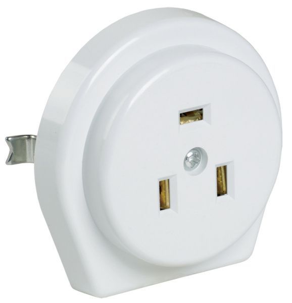 РПпл11-01-Ст Розетка разборная для плиты с заземлением скрытая установка 32А белая IEK ERP11-32-01-K01