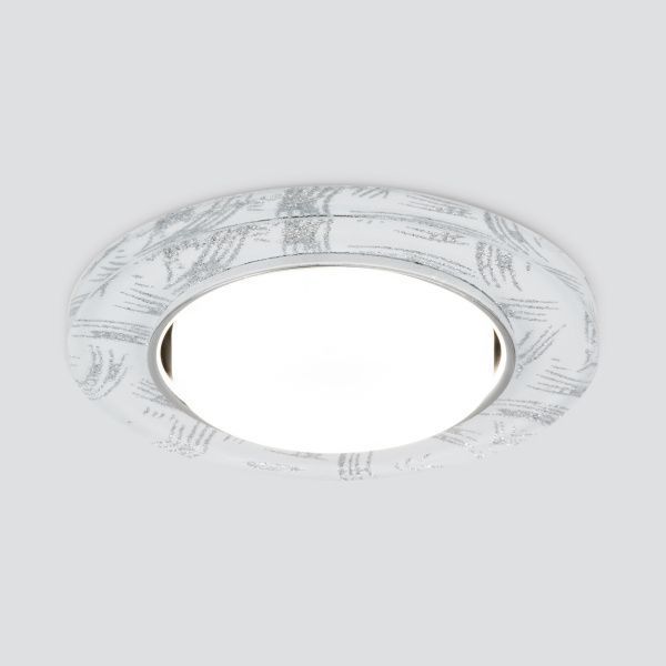 Светильник точечный 1062 GX53 WH/SL белый/серебро Elektrostandard