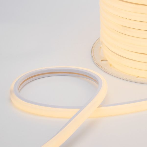 Гибкий неон LED SMD, форма – D, 16х16 мм, теплый белый, 120 LED/м, бухта 50 м - Фото 6