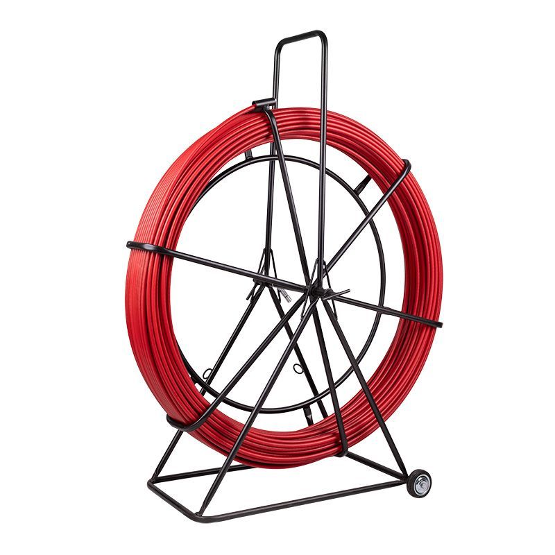 Протяжка кабельная (УЗК в тележке), стеклопруток, d=11,0мм, 150м, красная REXANT 47-1115