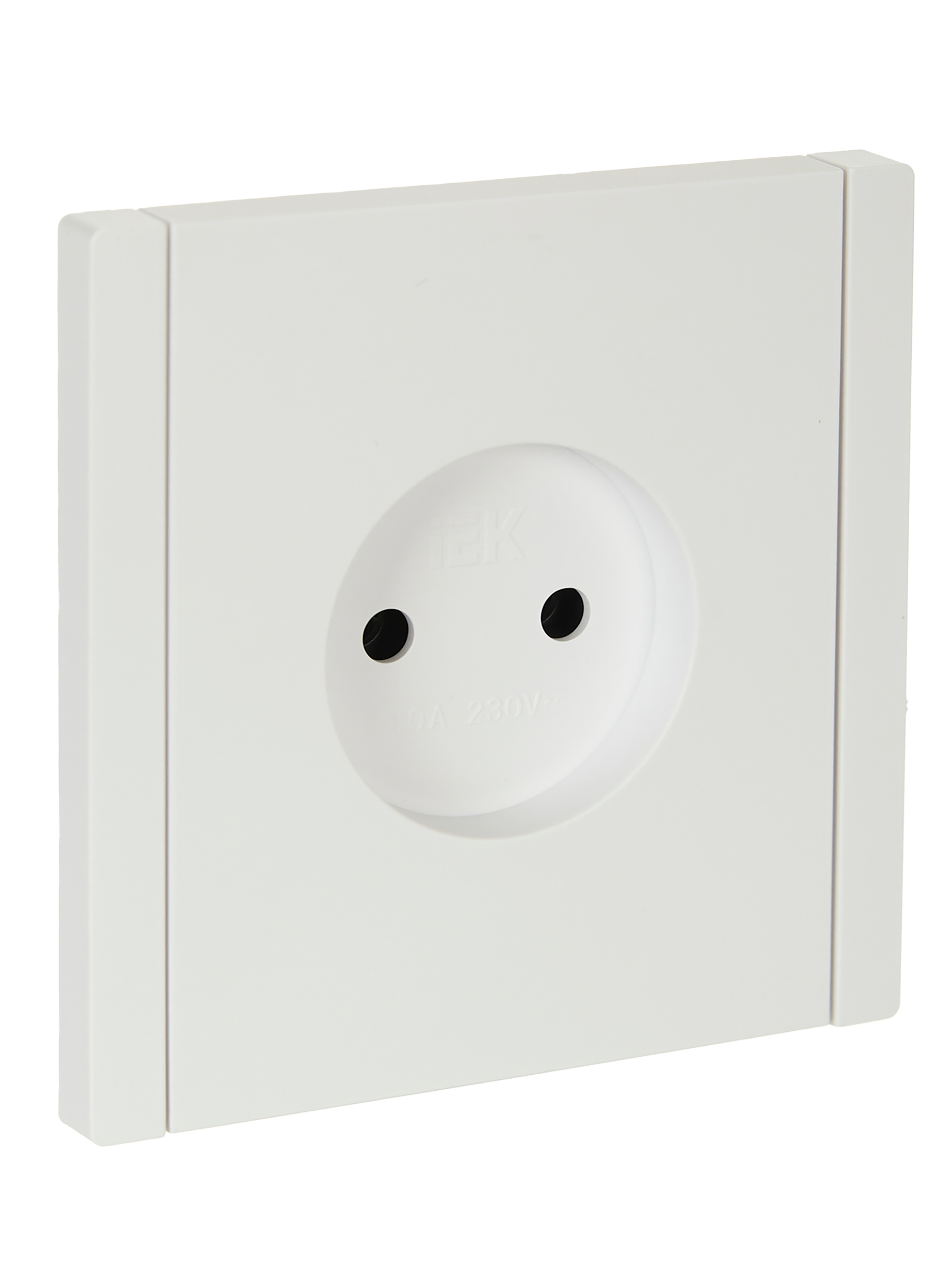 FORTE&PIANO Розетка 1-местная без заземления без защитных шторок винтовое крепление 10А FP218 белый IEK FP-R10-10-K01