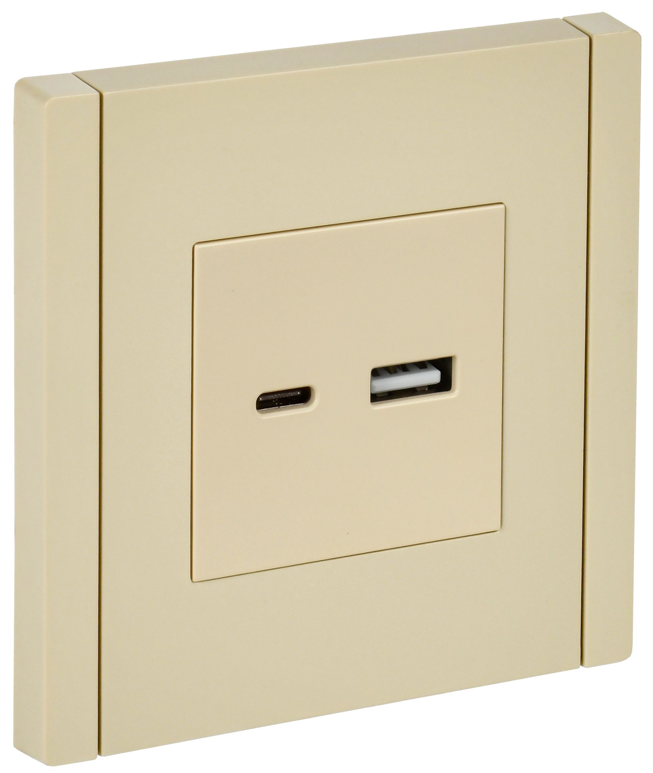 FORTE&PIANO Розетка USB A+C 3,1А FP450 ваниль IEK FP-U22-D31-K10
