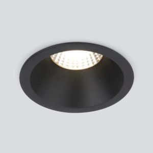 Светильник светодиодный встраиваемый точечный 15266/LED 7W 4200K черный Elektrostandard a055719