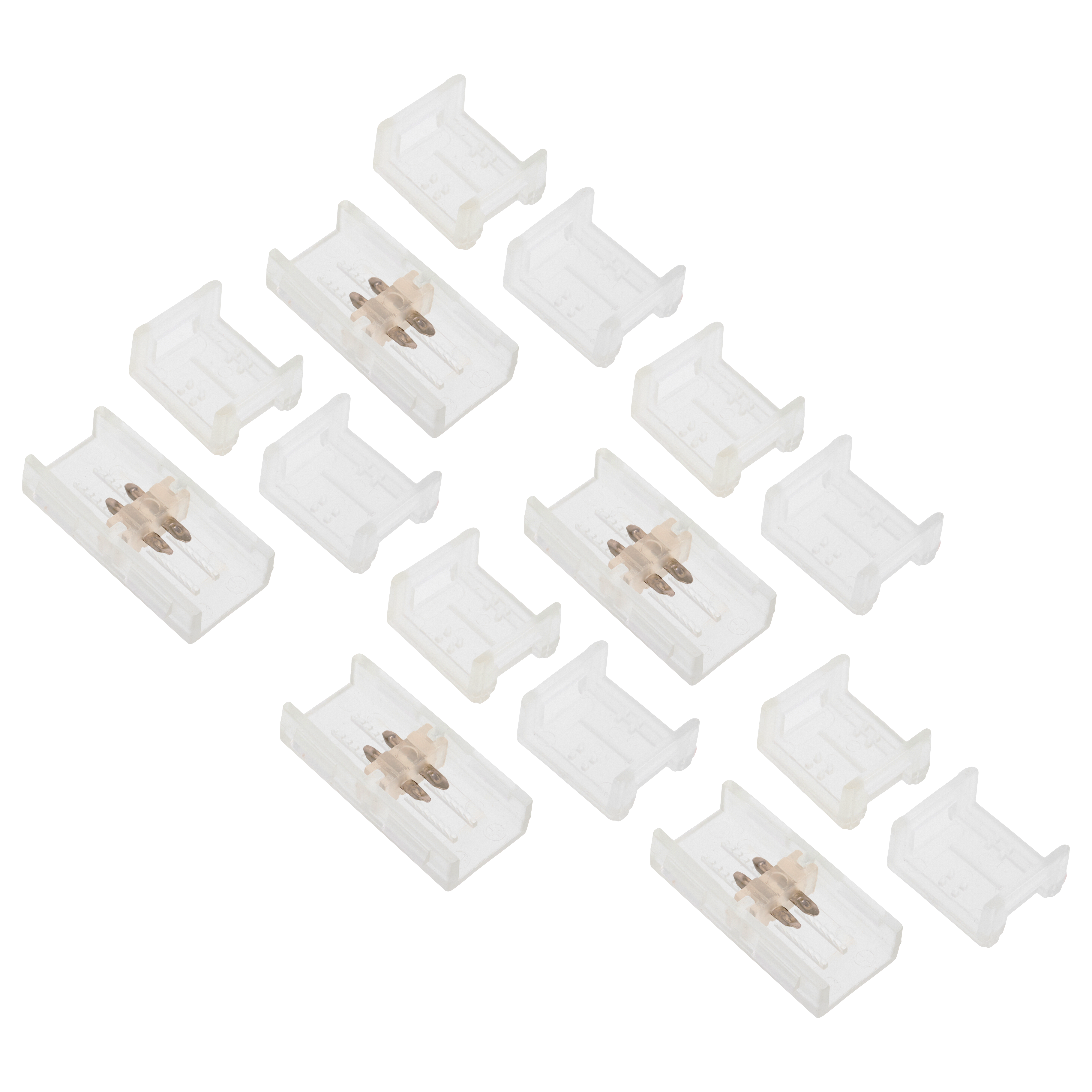 Соединитель-коннектор WOLTA WTB-WBT-SMD-220V для светодиодной ленты SMD 220В, комплект 5 шт. WTB-WBT-SMD/220V