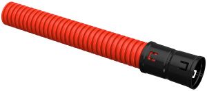Труба гофрированная двустенная ПНД d=40мм красная (50м) IEK CTG12-040-K04-050-R