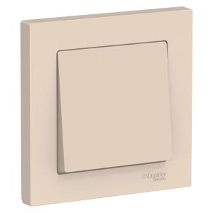 Выключатель 1-кл. СП AtlasDesign 10А IP20 (сх. 1) 10AX в сборе беж. SE ATN000212 ATN000212