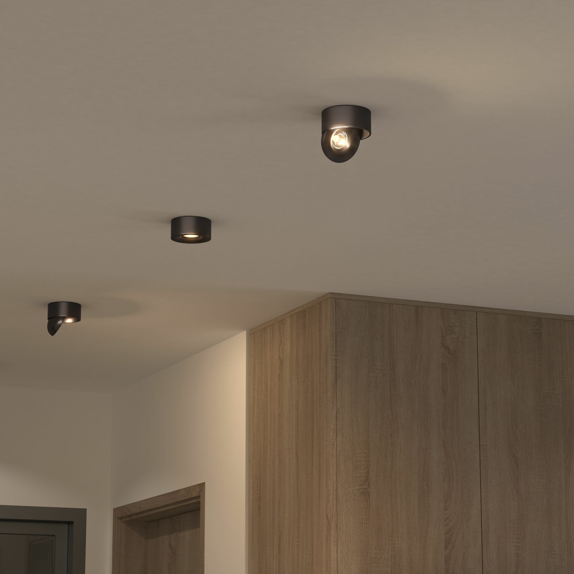 Накладной светодиодный светильник Glide черный жемчуг (25100/LED) 25100/LED Elektrostandard - Фото 3