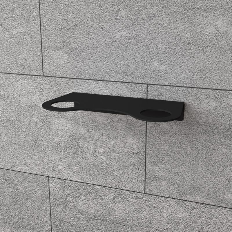 Держатель дозатора для жидкого мыла и шампуней на 2 флакона настенный, черный REXANT - Фото 2