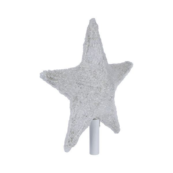 Акриловая светодиодная фигура Звезда 50см, со съемной трубой и кольцом для подвеса,160 светодиодов, белая NEON-NIGHT - Фото 5