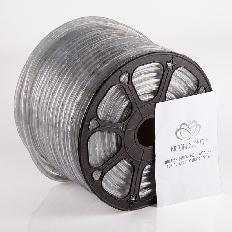 Дюралайт LED, эффект мерцания (2W) - желтый, 36 LED/м, бухта 100м - Фото 3