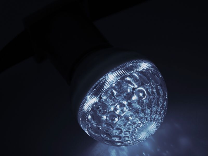 LED Лампа строб вместе с патроном для белт-лайта Ø50мм белая - Фото 3