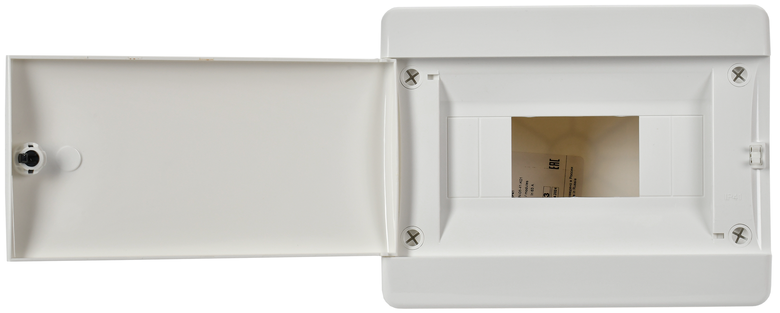 UNION Compact Корпус пластиковый ЩРВ-П-8 IP41 белая дверь IEK - Фото 5