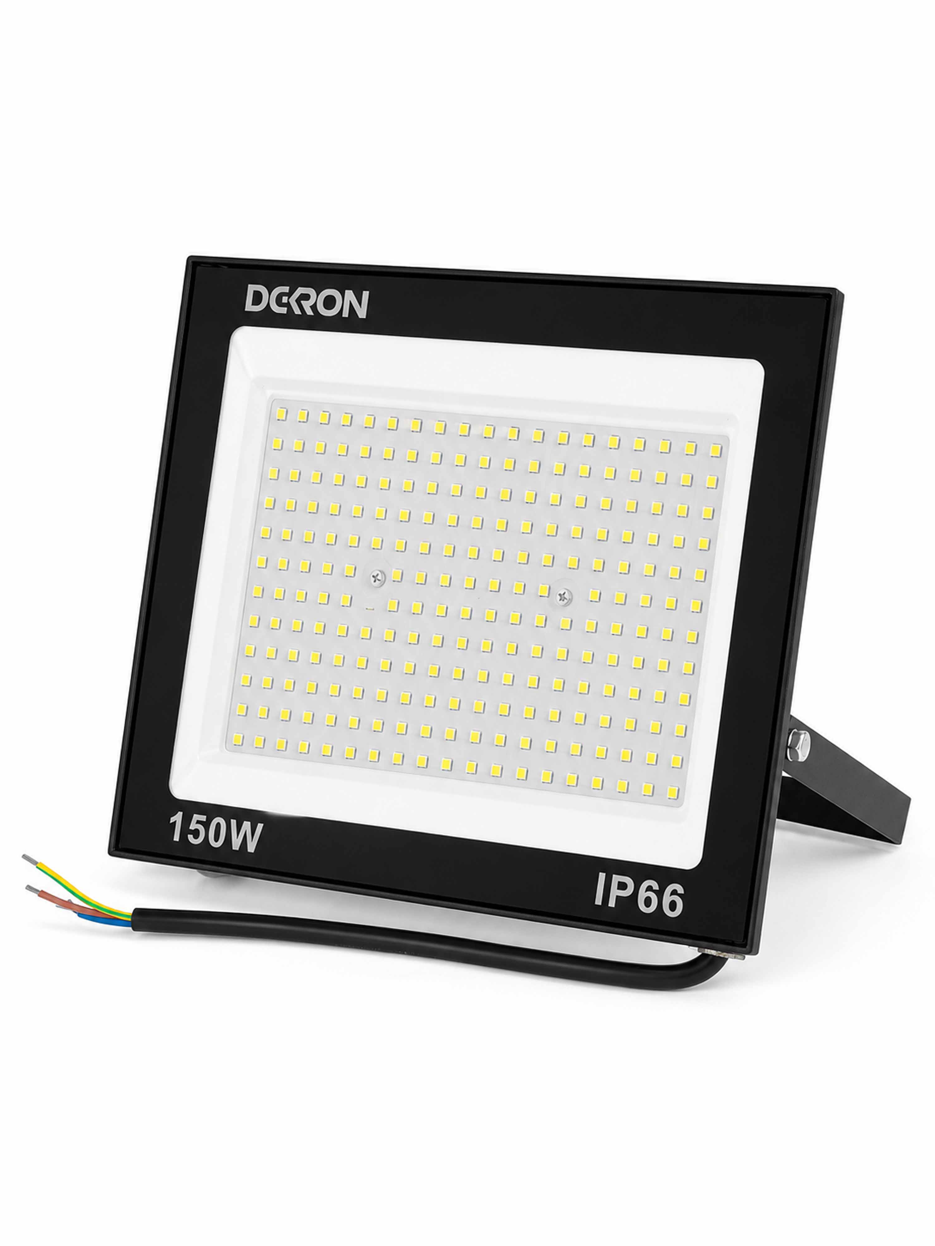 Прожектор светодиодный 150Вт, 12000лм, 4000K, черный, IP66 DEKRON DEK1206-0016